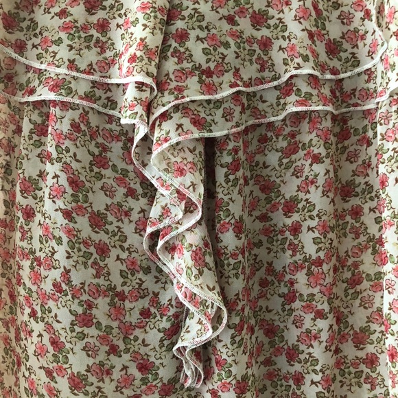 😍 EUC Forever 21 Floral, Tie Back Sleeveless Top - Picture 8 of 8